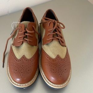 Boys Size 3 Reaction by Kenneth Cole, Cognac